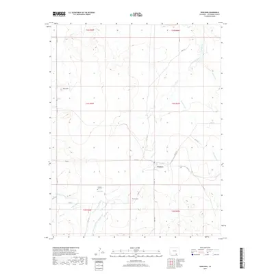 2019 Map of Trinchera, 2019 Print