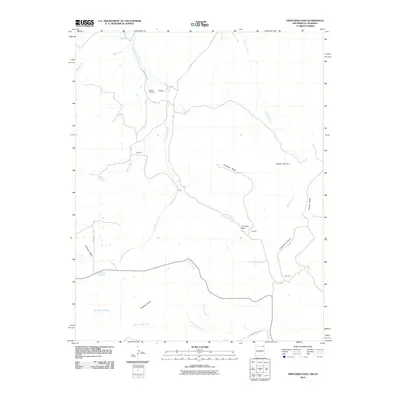 2010 Map of Trinchera Pass, 2010 Print