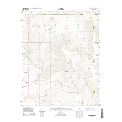 2013 Map of Trinchera Pass, 2013 Print
