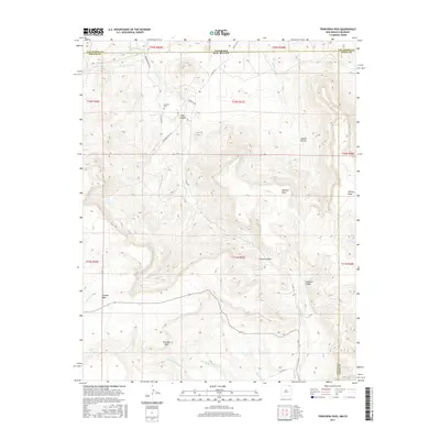 2017 Map of Trinchera Pass, 2017 Print