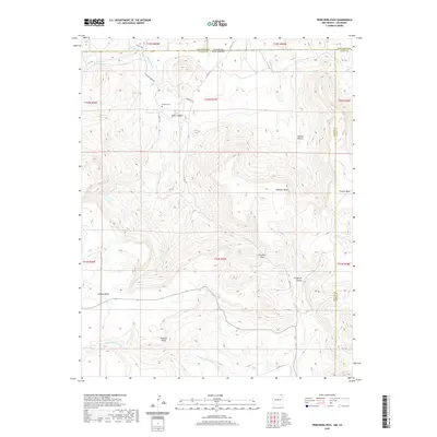 2020 Map of Trinchera Pass, 2020 Print