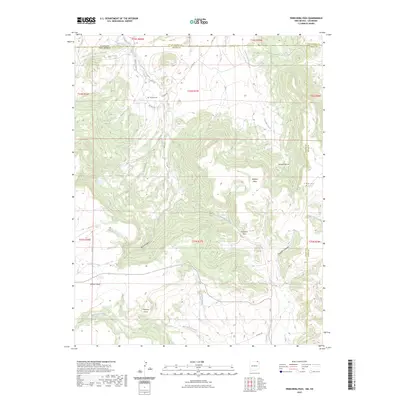 2023 Map of Trinchera Pass, 2023 Print