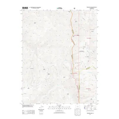 2013 Map of Trinchera Peak, 2013 Print