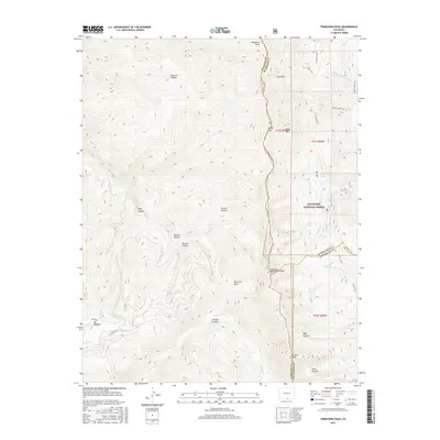 2016 Map of Trinchera Peak, 2016 Print