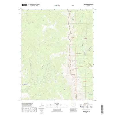 2019 Map of Trinchera Peak, 2019 Print