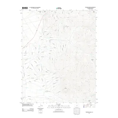 2013 Map of Trinchera Ranch, 2013 Print