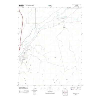 2010 Map of Trinidad East, 2010 Print