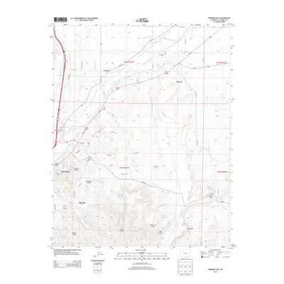 2013 Map of Trinidad East, 2013 Print