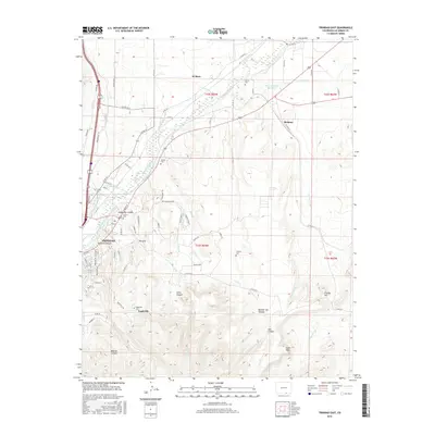 2016 Map of Trinidad East, 2016 Print