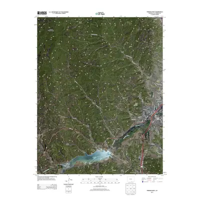 2013 Map of Trinidad West, 2013 Print