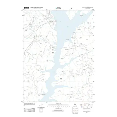 2012 Map of Trinity Center, 2012 Print