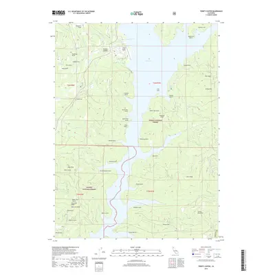 2018 Map of Trinity Center, 2018 Print