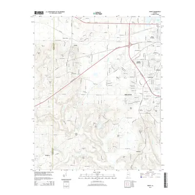 2014 Map of Trinity, 2014 Print