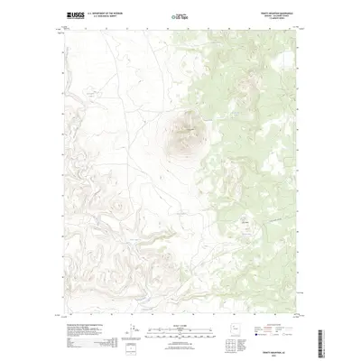 2026 Map of Trinity Mountain, 2026 Print