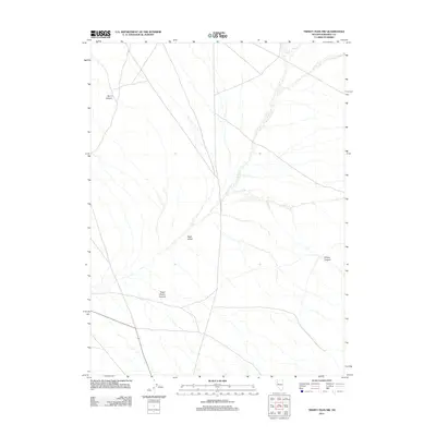 2011 Map of Trinity Pass NW, 2011 Print