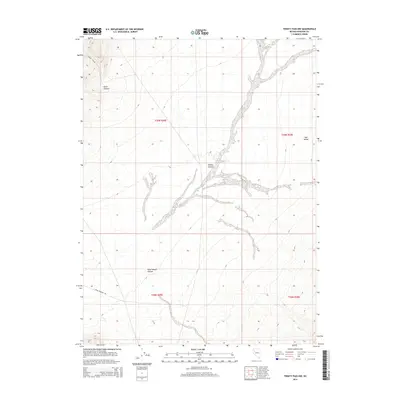2014 Map of Trinity Pass NW, 2014 Print