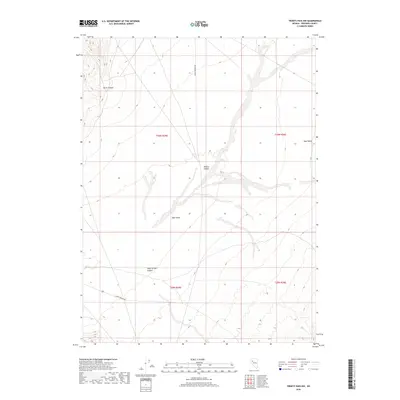 2018 Map of Trinity Pass NW, 2018 Print