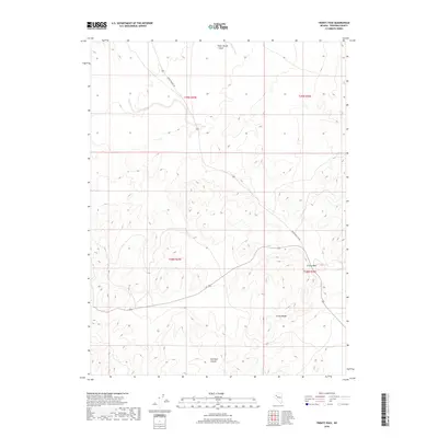 2018 Map of Trinity Pass, 2018 Print