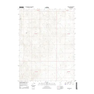 2014 Map of Trinity Peak, 2014 Print
