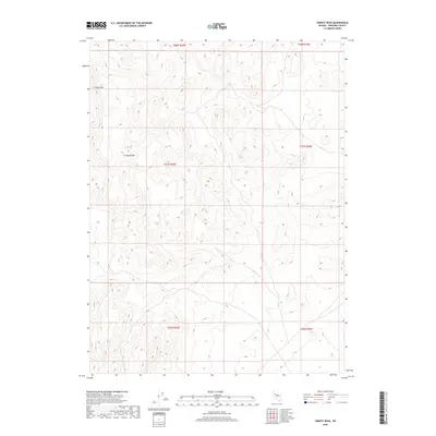2018 Map of Trinity Peak, 2018 Print