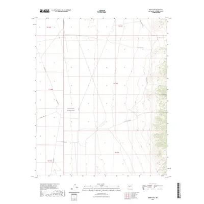 2023 Map of Trinity Site, 2023 Print