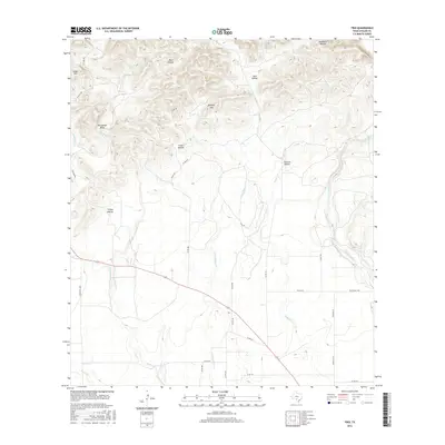 2016 Map of Trio, 2016 Print