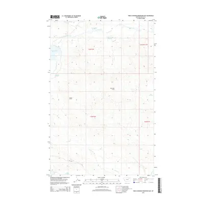 2014 Map of Triple Crossing Reservoir East, 2014 Print