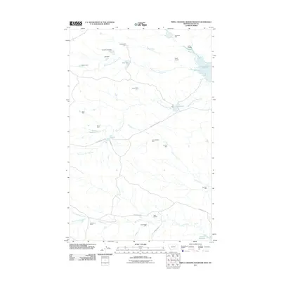 2011 Map of Triple Crossing Reservoir West, 2011 Print