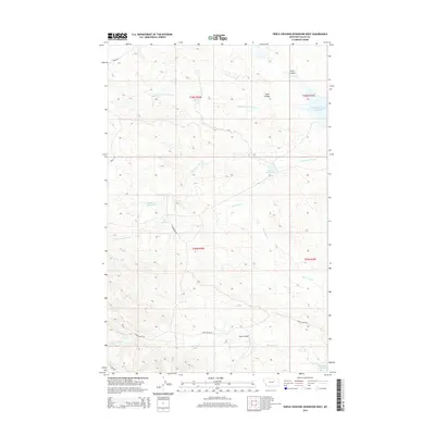2014 Map of Triple Crossing Reservoir West, 2014 Print