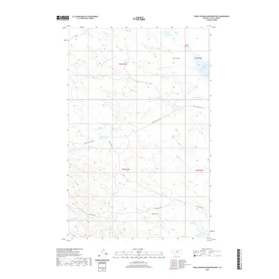 2020 Map of Triple Crossing Reservoir West, 2020 Print