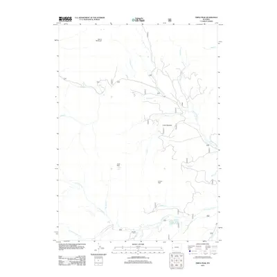 2012 Map of Triple Peak, 2012 Print