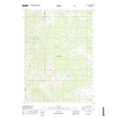 2017 Map of Triple Peak, 2017 Print