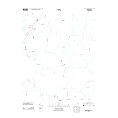2013 Map of Triple Springs, 2013 Print