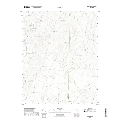 2019 Map of Triple Springs, 2019 Print