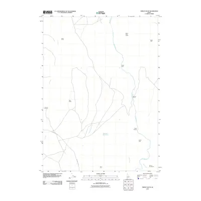 2010 Map of Triplet Butte, 2010 Print