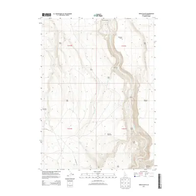 2013 Map of Triplet Butte, 2013 Print