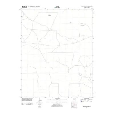 2010 Map of Tripod Mountain, 2010 Print