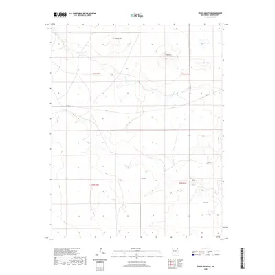 2020 Map of Tripod Mountain, 2020 Print