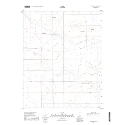 2023 Map of Tripod Mountain, 2023 Print
