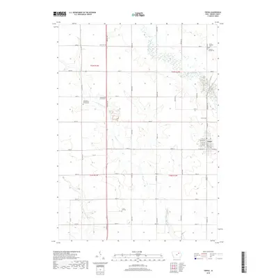 2018 Map of Tripoli, 2018 Print