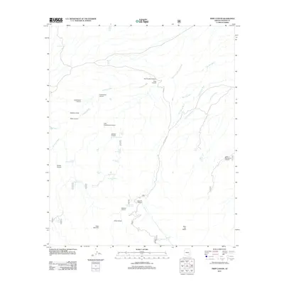 2011 Map of Tripp Canyon, 2011 Print