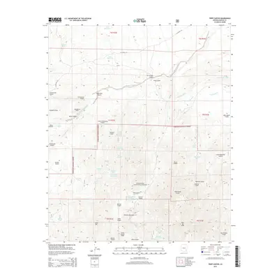 2014 Map of Tripp Canyon, 2014 Print