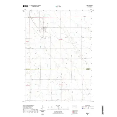 2017 Map of Tripp, 2017 Print