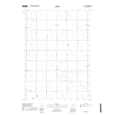 2017 Map of Tripp SE, 2017 Print