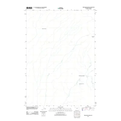 2012 Map of Trischman Knob, 2012 Print