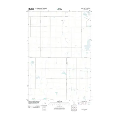2010 Map of Trisko Lake, 2010 Print