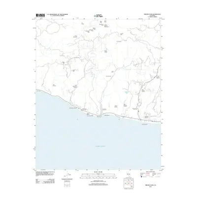 2012 Map of Triunfo Pass, 2012 Print