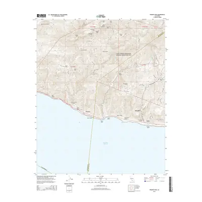 2015 Map of Triunfo Pass, 2015 Print