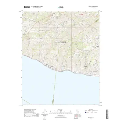 2018 Map of Triunfo Pass, 2018 Print