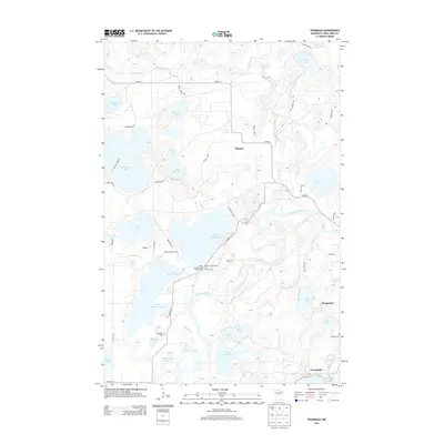 2013 Map of Trommald, 2013 Print